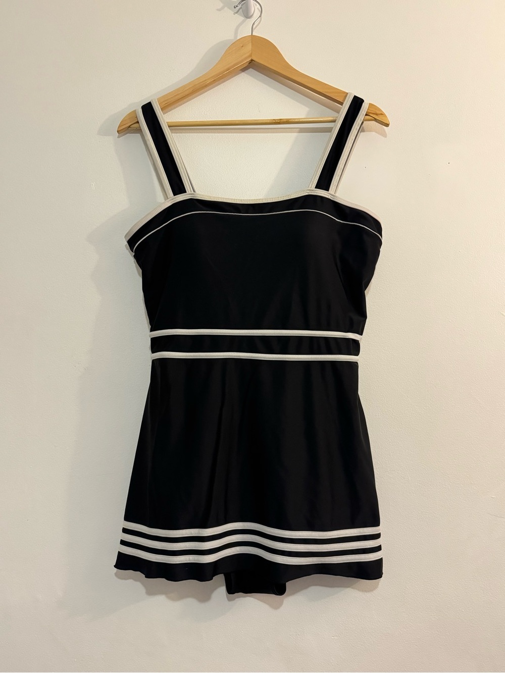 Shore Shapes Swimwear Nautical Pin Up Retro Style Swimsuit Swim Dress Black 16